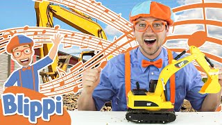 Im An Excavator  Blippi Digger Song  Educational Songs For Kids [upl. by Eisus5]