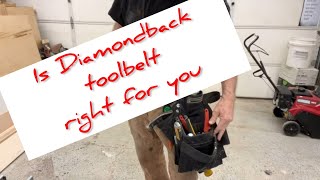 Is that The Diamondback Artisan Tool Belt Right for YOU [upl. by Egedan338]