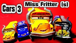 Pixar Cars 3 Miss Fritter with Fabulous Miss Fritter Play Doh Miss Fritter Rainbow Miss fritter [upl. by Priebe427]