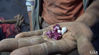 Hunting for gems in Mogok Myanmar Burma [upl. by Dyke]