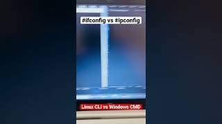 What is the difference between ifconfig and ipconfig command  Linux CLI vs Windows CMD [upl. by Nnaytsirk37]