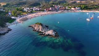 Kalamitsi Sithonia 2024 Aerial Drone Landscape video [upl. by Denton]