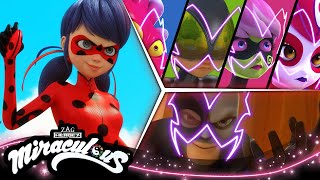 MIRACULOUS  😈 AKUMATIZED  Compilation 1 🐞  SEASON 4  Tales of Ladybug and Cat Noir [upl. by Anerehs]