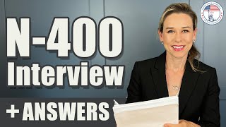 US Citizenship Interview  N400 Naturalization Interview Simulated Interview Questions amp Answers [upl. by Hyacinthia]