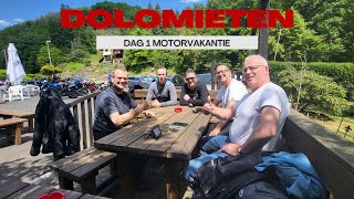 Dag 1 Motorvakantie Dolomieten [upl. by Madanhoj]