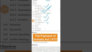 The Payment of Gratuity Act1972 gratuity labourlaw law educational [upl. by Hilarius5]