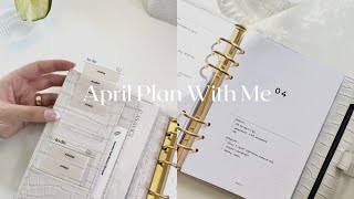 April Agenda Updates and Setting Up my A6 Beige Croco  MadyPlans [upl. by Tubb]