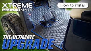 HOW TO Install EZGO RXV floor mat [upl. by Errot]