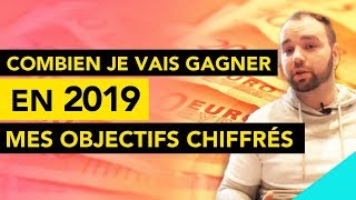 Combien je vais gagner en 2019  Immobilier dropshipping  Mes objectifs chiffrés [upl. by Hilliary514]