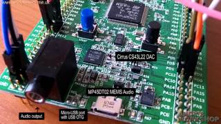 A brief tour of the stm32f4discovery ARM Cortex M4 board [upl. by Aneez]