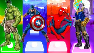 Telis Hop EDM amp Phonk Rush  Hulk vs Captain America vs SpiderMan vs Thanos [upl. by Issirk219]