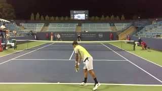 Feliciano Lopez vs Andreas Seppi Slow Motion Point 120fps 2015 [upl. by Bower]