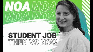 INTERVIEW Student jobs then vs now  Noa  Studentatwork [upl. by Kela]