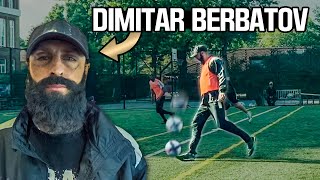 BERBATOV DISGUISED AS OLD MAN PLAYS FOOTBALL EPIC PRANK [upl. by Amilb]