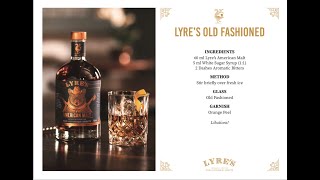 Lyres NonAlcoholic Old FashionedMake at home with a world class bartender or me [upl. by Ahseital]