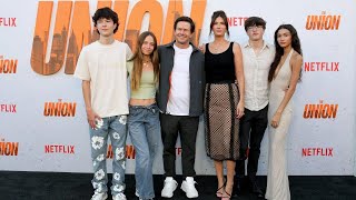 Mark Wahlberg Embraces Dad Mode at quotThe Unionquot Premiere with Family  A Glimpse into His Life [upl. by Sergo]