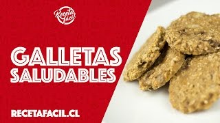 Receta Fácil de Galletas Saludables de Avena Manzana y Platano Veganas [upl. by Nebeur]