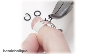 How to Use BeadSmiths Jump Ring Opener [upl. by Asilef]