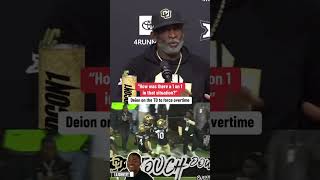 Deion on the final play of the 4th quarter Via Colorado Buffaloes Football [upl. by The]