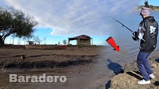 PESCA en BARADERO Taruchas y pesca VARIADA MUCHA COSTA y RANCHO  Paraje La Bataraza [upl. by Ennovahs]