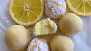 3 ingredient Lemon Truffles [upl. by Acina]