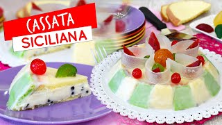 Cassata siciliana ricetta originale passo passo  Come farla assemblarla e glassarla [upl. by Gabi]