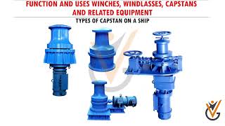 Controlling the Operation of Ships  Function and uses Winches Windlasses Capstans [upl. by Atnauqal]