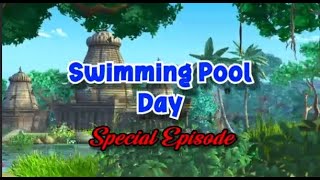 BLUE HAI PANI PANI  National Swimming Pool DaySpecial Episode  JUNGLE BOOK  MOWGLI CARTOON [upl. by Kinnon]