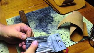 Making a leather possibles bag part 1 [upl. by Fraase]