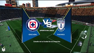 Cruz Azul vs Pachuca ● Liga Mx 2024 ● Gameplay Pes 2021 [upl. by Eniamrahc]