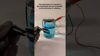 Copper ElectroPlating science shortvideos [upl. by Nabe]