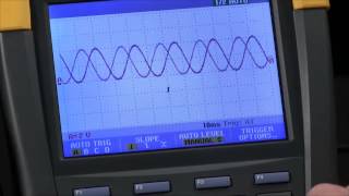 How to Set Up a Basic Trigger on a Fluke ScopeMeter® Portable Oscilloscope [upl. by Acir]