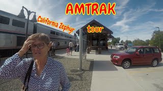 Amtrak Roomette tour California Zephyr Superliner Train [upl. by Eitsirc465]