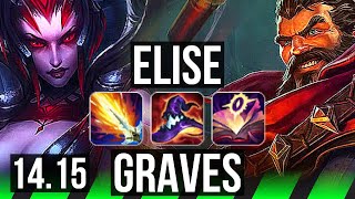 ELISE vs GRAVES JGL  75 winrate 1837 Legendary  VN Diamond  1415 [upl. by Wehttan343]