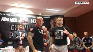 Face to Face Adamek vs Szpilka [upl. by Leikeze]