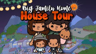 HOUSE TOUR BIG FAMILY HOME 🏚️🎃Edición HalloweenToca Cam [upl. by Klug974]