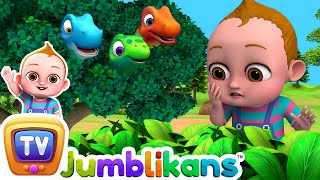 Hide amp Seek song  Baby Taku amp Jumblikans Dinosaurs  ChuChuTV Toddler Learning Videos [upl. by Llevel451]