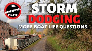 My Narrowboat is battered by Storms  Boat life QampA Ep 43 [upl. by Atilek105]