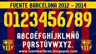 Tipografia Barcelona 2012  2013  2014 free download Barcelona Font 2012  2013  2014 [upl. by Australia]