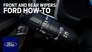 How to Replace the wiper blades Ford Edge 2007  2014 [upl. by Naillij434]