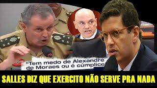 SALLESENFRENTE GENERAL E DIZ QUE EXERCITO ENGANOU POVO 8 JANEIRO [upl. by Sima]