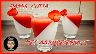 Panna cotta met aardbeien saus  GUNTHER [upl. by Sweet]