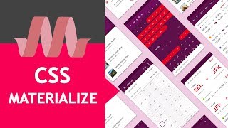 Materialize CSS 😃 Material Design Framework Curso tutorial Español [upl. by Aysahc]