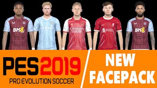 PES 2019  Face pack 2024 Update  Smoke patch 19 [upl. by Ilenna]