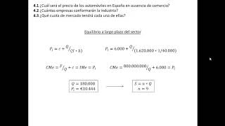 TP N° 5 Resolución Ejercicio 4 Economías internas de escala [upl. by Mitinger664]