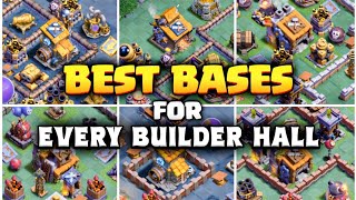 Best Bases For Every Builder hall in Coc 2024  With Link 2024 [upl. by Rumery]