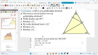 hoeken berekenen gecombineerde driehoek [upl. by Nnaeirual36]