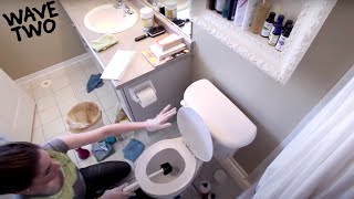 How to Clean A Bathroom The Best Bathroom Cleaning Tutorial Clean My Space [upl. by Bolten]