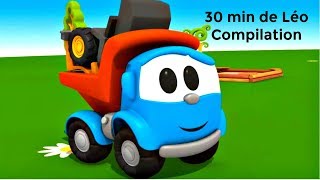 Compilation 30 min de Léo le camion Dessins animés éducatifs [upl. by Casimir308]