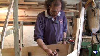 Fitting planks on a clinker vessel small boats  Part 4 [upl. by Haorbed310]